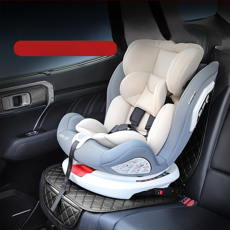 Антихлъзгаща подложка за автомобилно детско седло, кожена, универсална, удебелена, защитна подложка