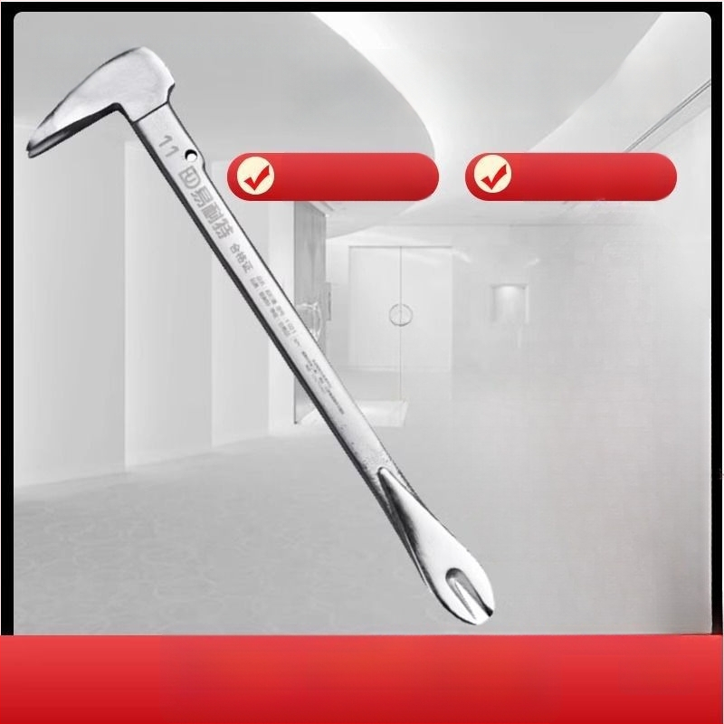 Heksagonalni štap od karbonskog čelika – višenamjenski alat za vađenje noktiju, s čekićem