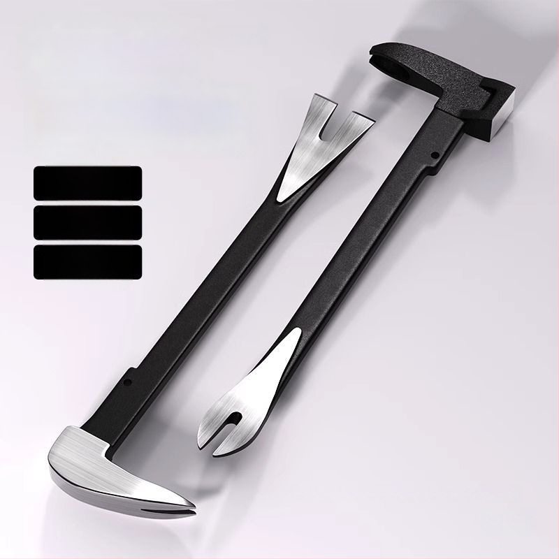 Heksagonalni štap od karbonskog čelika – višenamjenski alat za vađenje noktiju, s čekićem