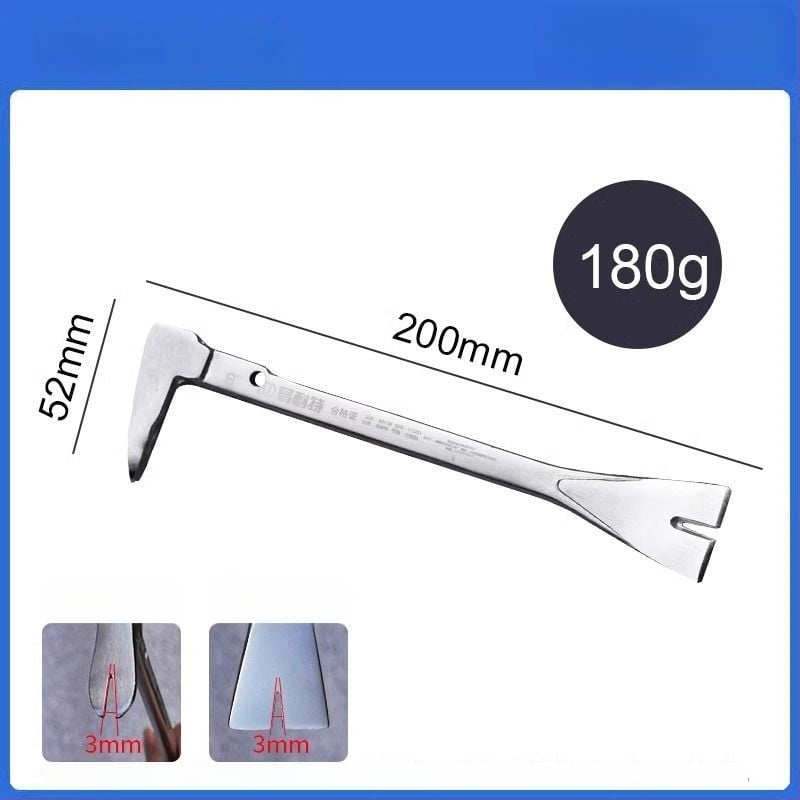 Heksagonalni štap od karbonskog čelika – višenamjenski alat za vađenje noktiju, s čekićem