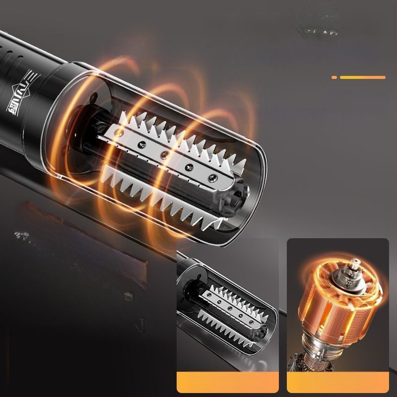 Ηλεκτρικός απολεπτήρας ψαριών — πλήρως αυτοματοποιημένος, επαγγελματικός για εμπορική επεξεργασία ψαριών, από ανοξείδωτο ατσάλι 304