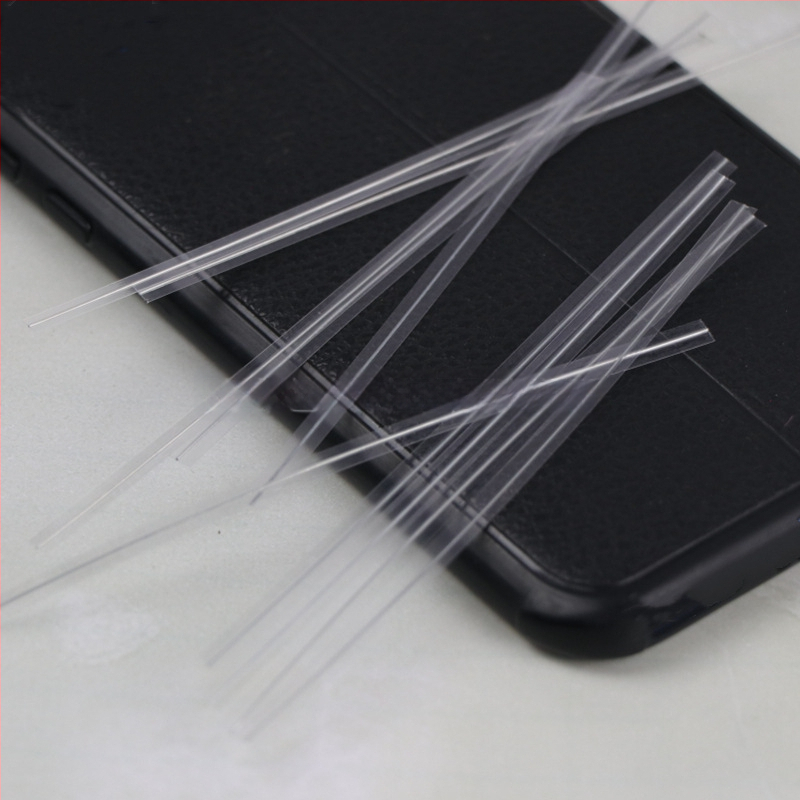 Ekoloģiski draudzīgs caurspīdīgs saitīgais vads pārtikas iepakojumam un DIY ziedu projektiem; Materiāls: caurspīdīgs kompozītm filmas pārklāts galvanizēts vads; Izmēri: 4x250; Biezums: 0,4; Privāta zīmola pieejama