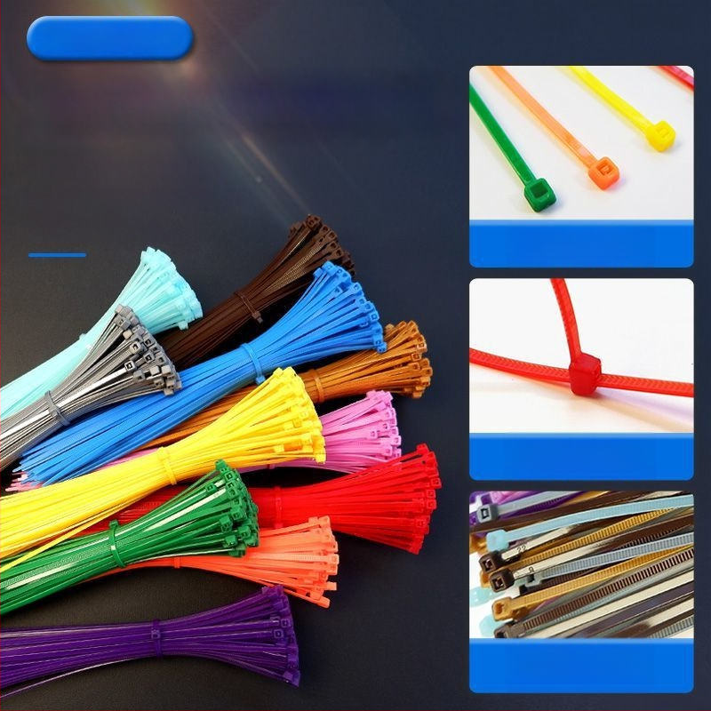 Pašslēdzamas neilona kabelu saitītes no neilona 6, piemērotas gan mājas, gan rūpniecībai, ugunsdrošības klase 95V-2, Rest