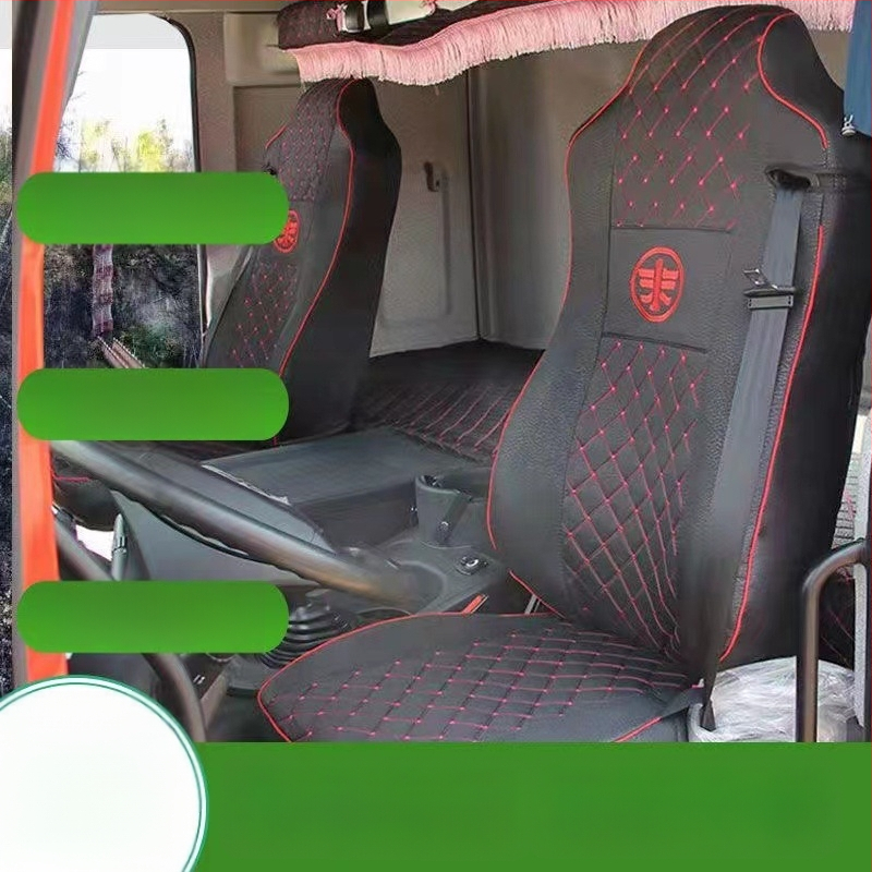 Husă de scaun pentru camion Jiefang, acoperire completă, stofă de in, universal pentru toate anotimpurile