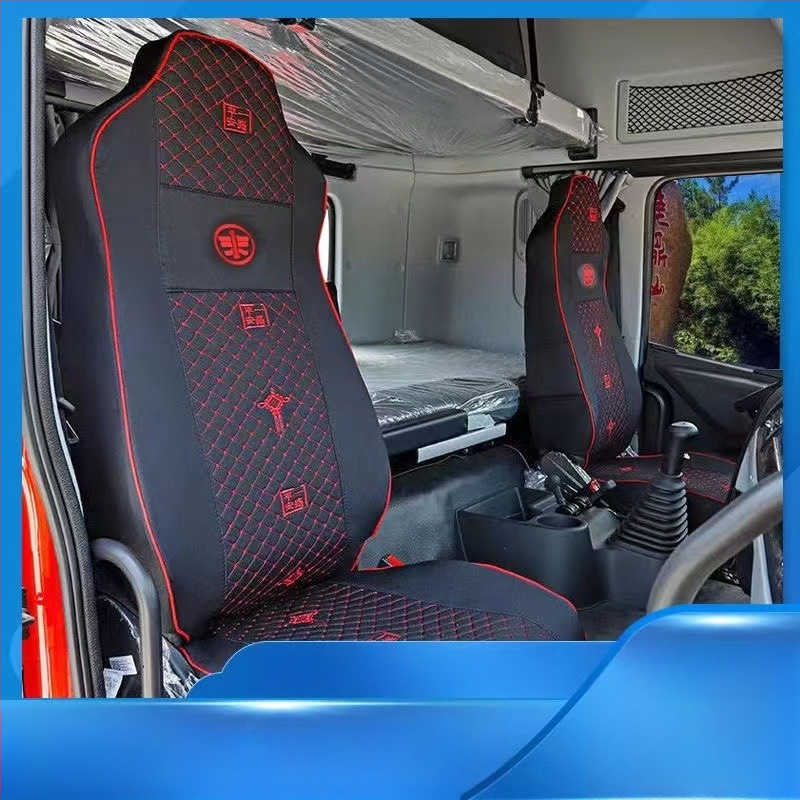 Husă de scaun pentru camion Jiefang, acoperire completă, stofă de in, universal pentru toate anotimpurile