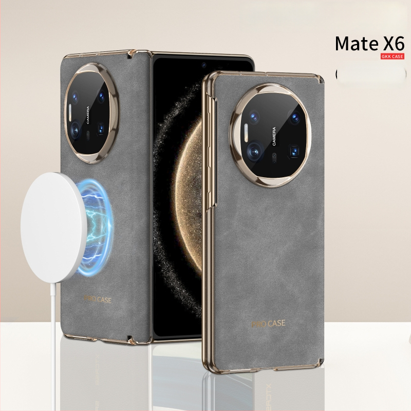 Kožna futrola za Huawei MateX6 s magnetskim šarnijem i preklopnim zaslonom, puna zaštita – XT izdanje