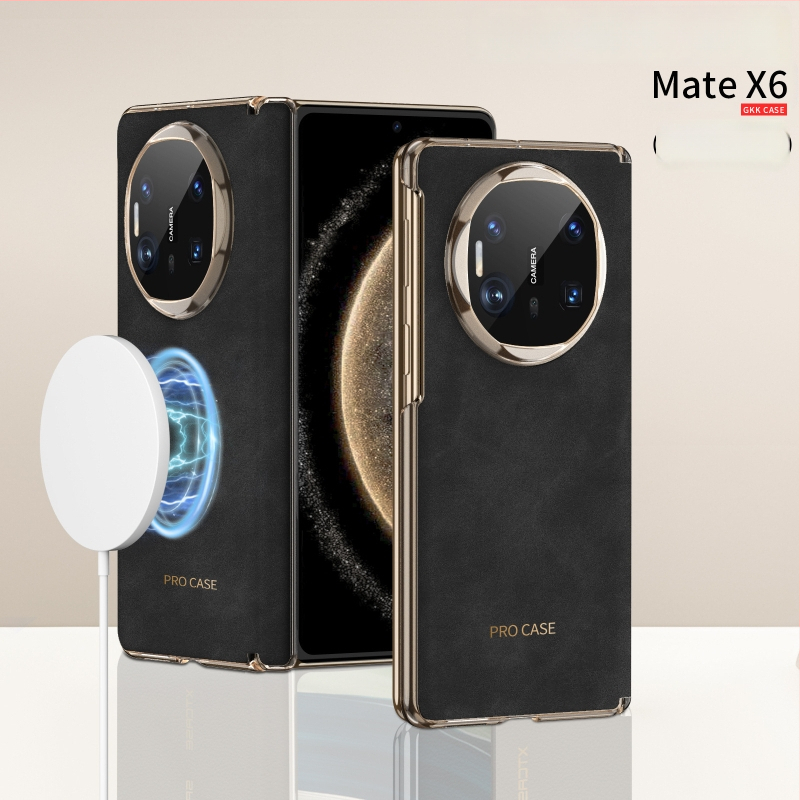 Kožna futrola za Huawei MateX6 s magnetskim šarnijem i preklopnim zaslonom, puna zaštita – XT izdanje