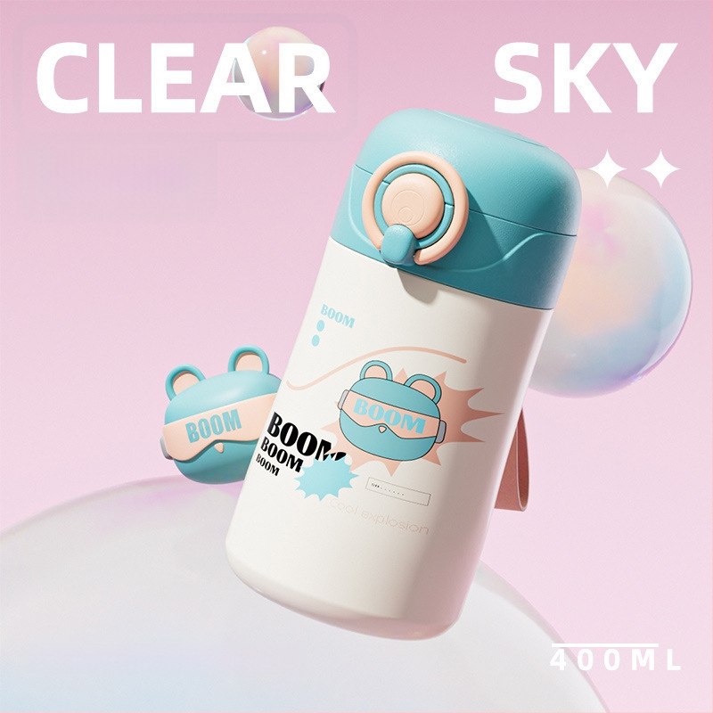 Szigetelt pohár kettős szívószállal és hajlított fedéllel (belső 316 rozsdamentes acél; külső 201 rozsdamentes acél; hőszigetelés 6–12 óra)