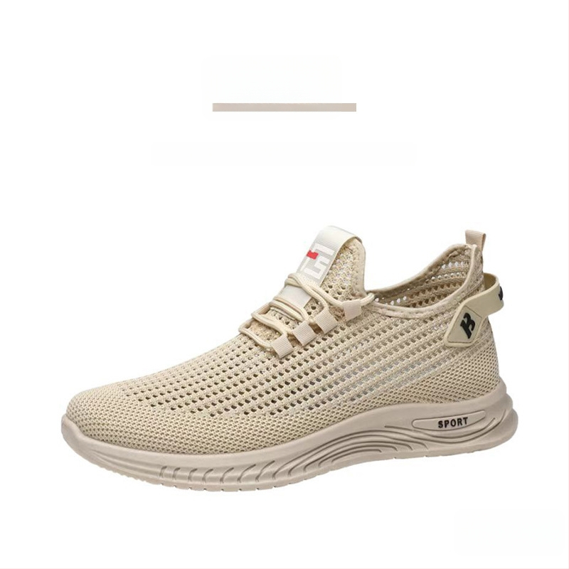 Szellőző hálós sportcipő, textil felső, elöl fűzővel, csúszásmentes PVC talp