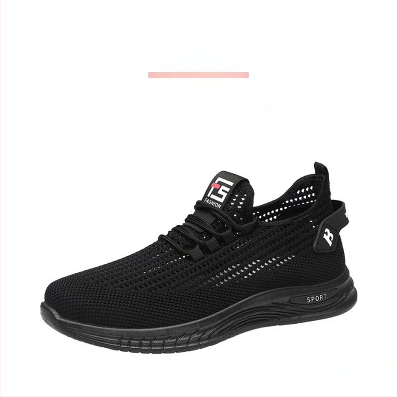 Szellőző hálós sportcipő, textil felső, elöl fűzővel, csúszásmentes PVC talp