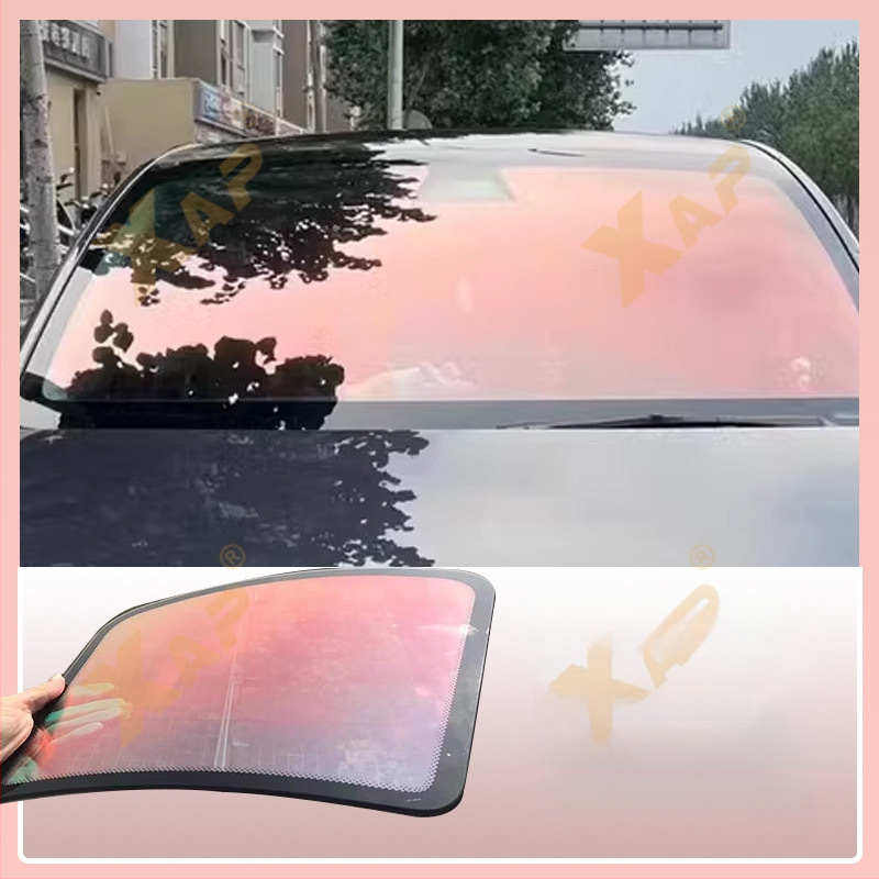 Automašīnas logu saules filtru plēve, PET optiska kvalitāte substrāts, 60–80% caurlaidība, 99% UV aizsardzība, 99% siltuma izolācija