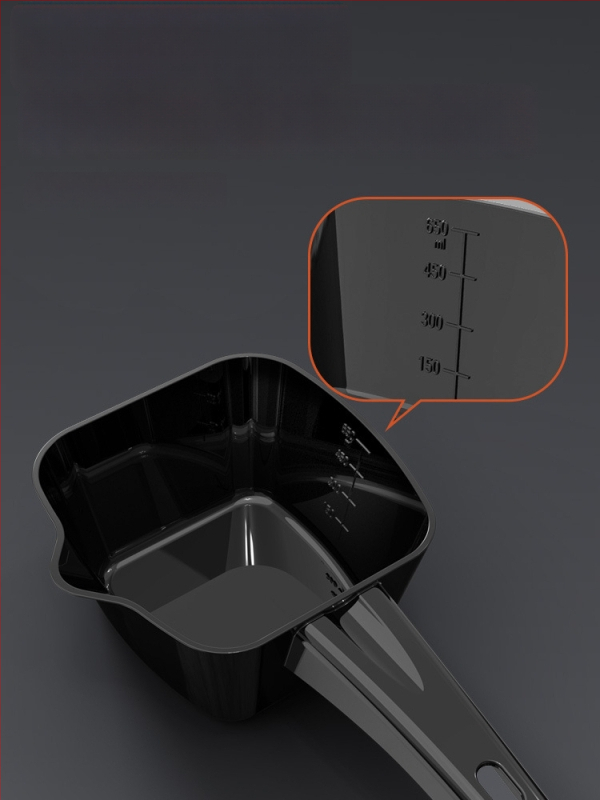 Vas de momeală cu capac - set de trei piese - interior antiaderent, adânc - plastic - Camper