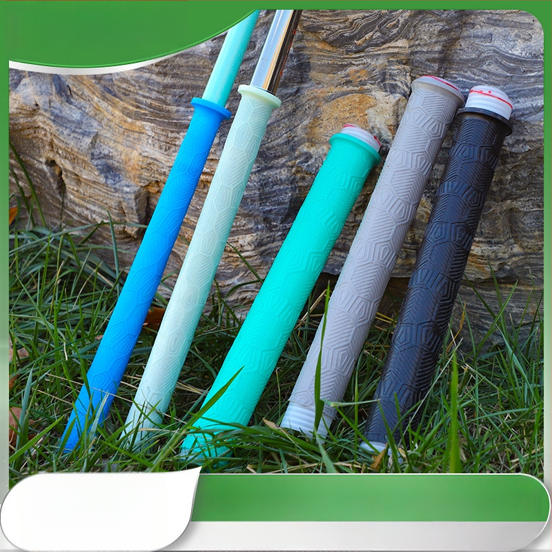 Acoperire din silicon pentru mânerul undiței — groasă, moale, rezistentă la uzură, antiderapantă, cu opritor pentru prinderea pe undiță