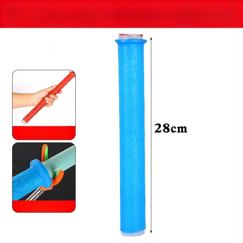 Acoperire din silicon pentru mânerul undiței — groasă, moale, rezistentă la uzură, antiderapantă, cu opritor pentru prinderea pe undiță