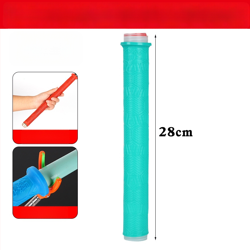 Acoperire din silicon pentru mânerul undiței — groasă, moale, rezistentă la uzură, antiderapantă, cu opritor pentru prinderea pe undiță