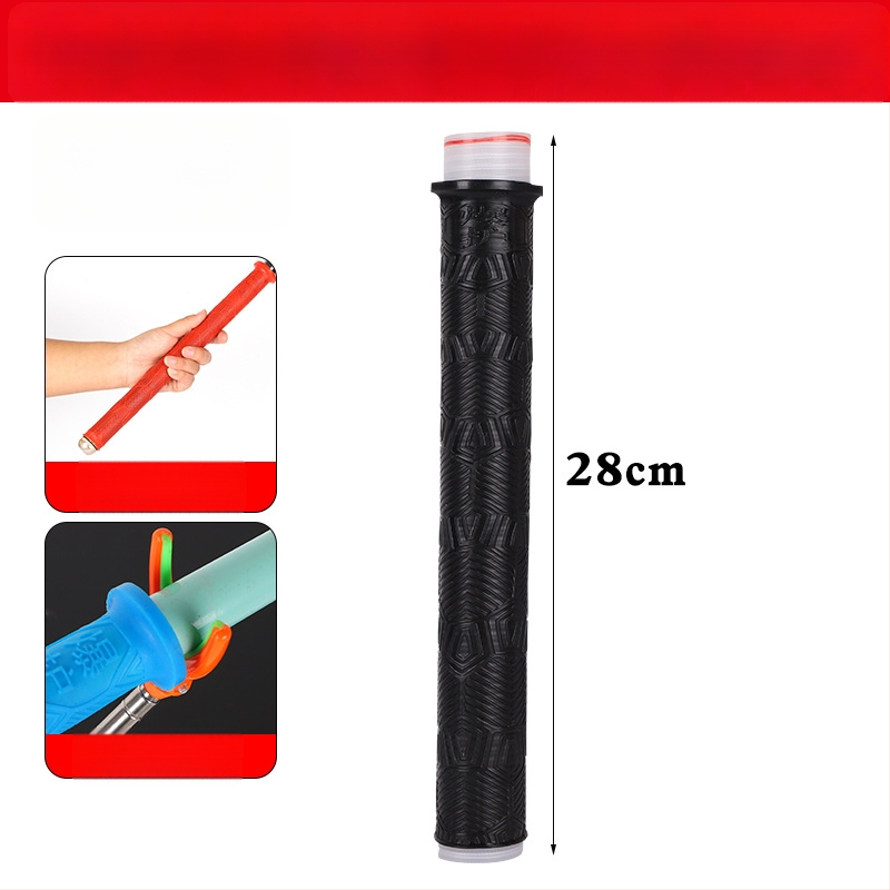 Acoperire din silicon pentru mânerul undiței — groasă, moale, rezistentă la uzură, antiderapantă, cu opritor pentru prinderea pe undiță