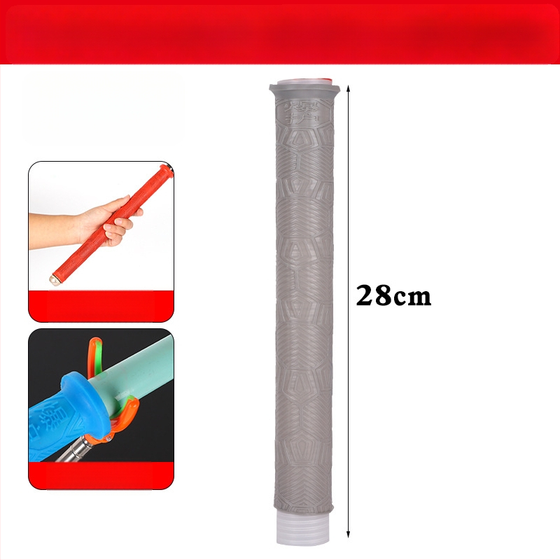 Acoperire din silicon pentru mânerul undiței — groasă, moale, rezistentă la uzură, antiderapantă, cu opritor pentru prinderea pe undiță