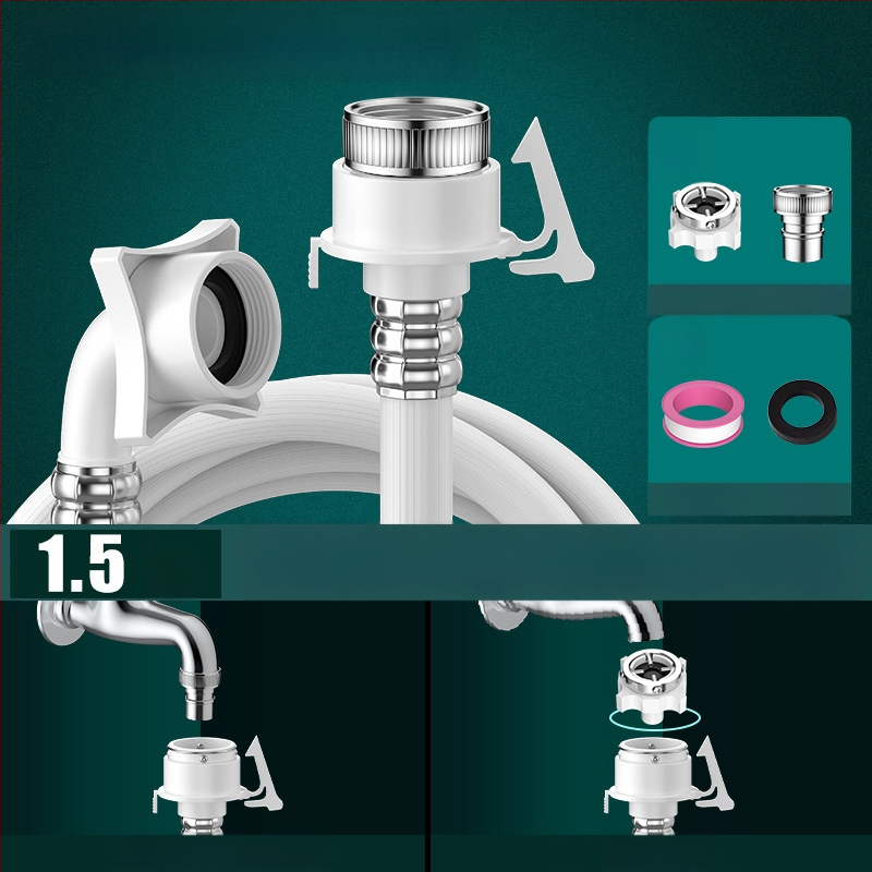 Επέκταση σωλήνα εισόδου νερού πλυντηρίου - Explosion-Proof; υλικά: πλαστικό, ανοξείδωτος χάλυβας, ορείχαλκος; ονομασική πίεση: 2; θερμοκρασία λειτουργίας: 80; εγκατάσταση: τοίχος; υλικό συνδετήρας: πλαστικό, ανοξείδωτος χάλυβας, ορείχαλκος