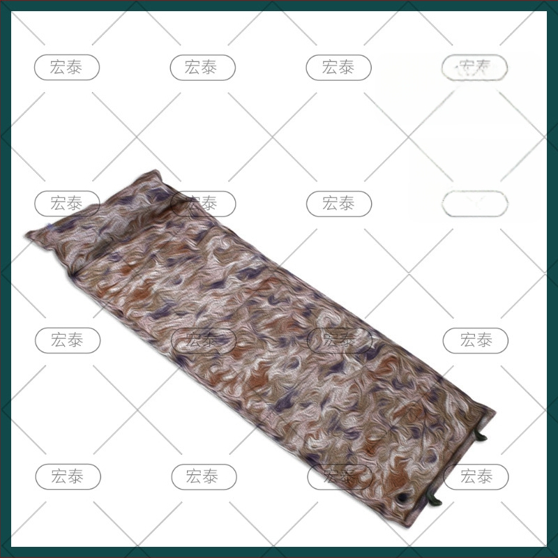 Covor de camping camuflat, cu pompă manuală, grosime 2,5 cm, greutate 1,5 kg