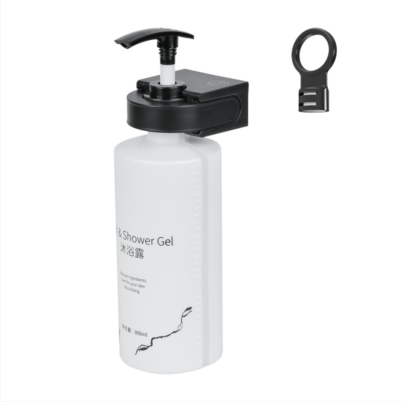 Θήκη σαπουνιού και ράγα αφρόλουτρων τοίχου, μοντέρνου στυλ — (ABS; χειροκίνητο πάτημα; τοποθέτηση στον τοίχο; κατάλληλο για ξενοδοχειακό μπάνιο)