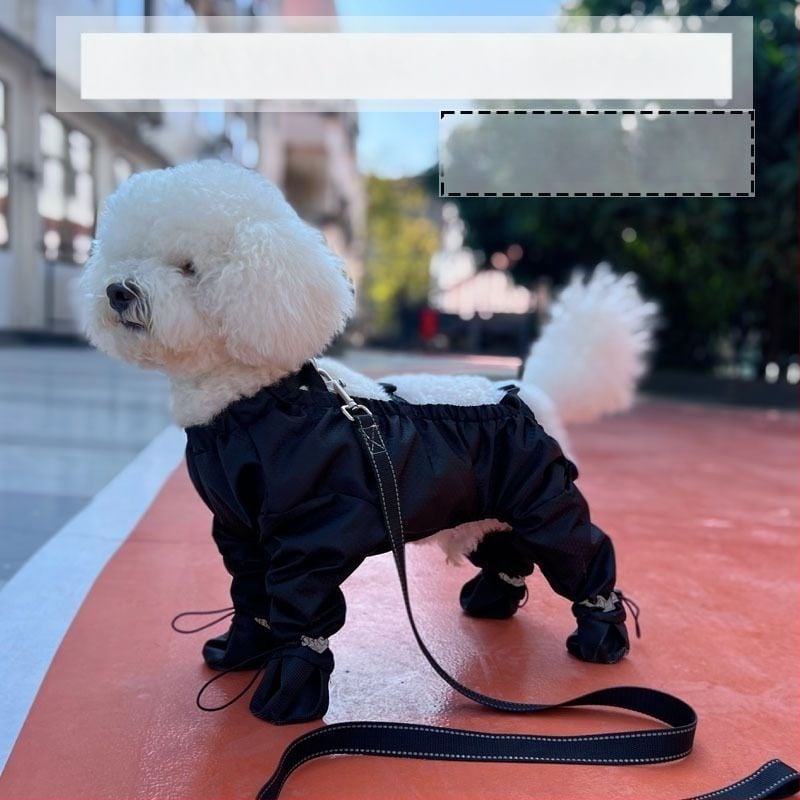 Гащеризон за кучета с покриващи крака — анти-замърсяване и анти-пика, полиестерни влакна, облекло за четириноги, универсална кройка