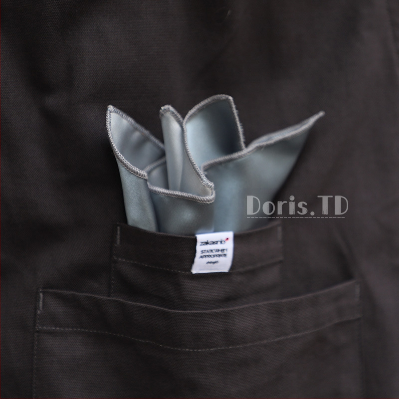 Kišeninis rankšluostis | Monochrominis raštas, Poliesterio mišinys, Įdaila: poliesterio gija, Dovanų dėžutė, 2022 vasara