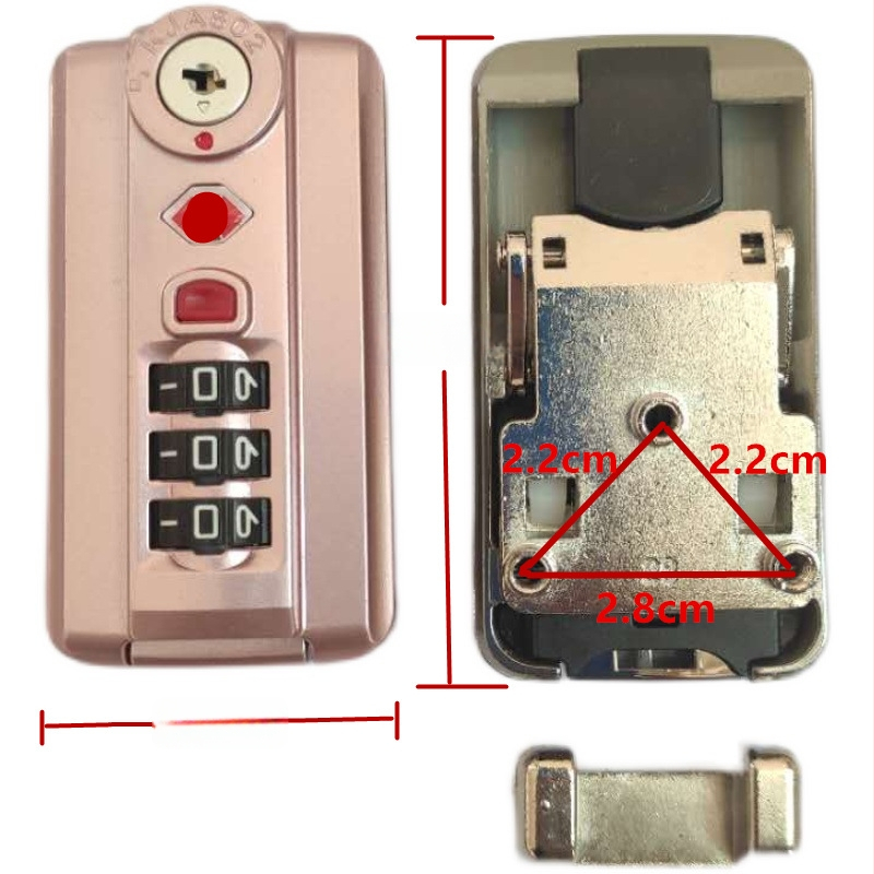 Πλαστικό κλείδωμα αποσκευών, μοντέλο 730#, Άνοιξη 2022, κλειδαριά συνδυασμού – αντικατάσταση για αποσκευές