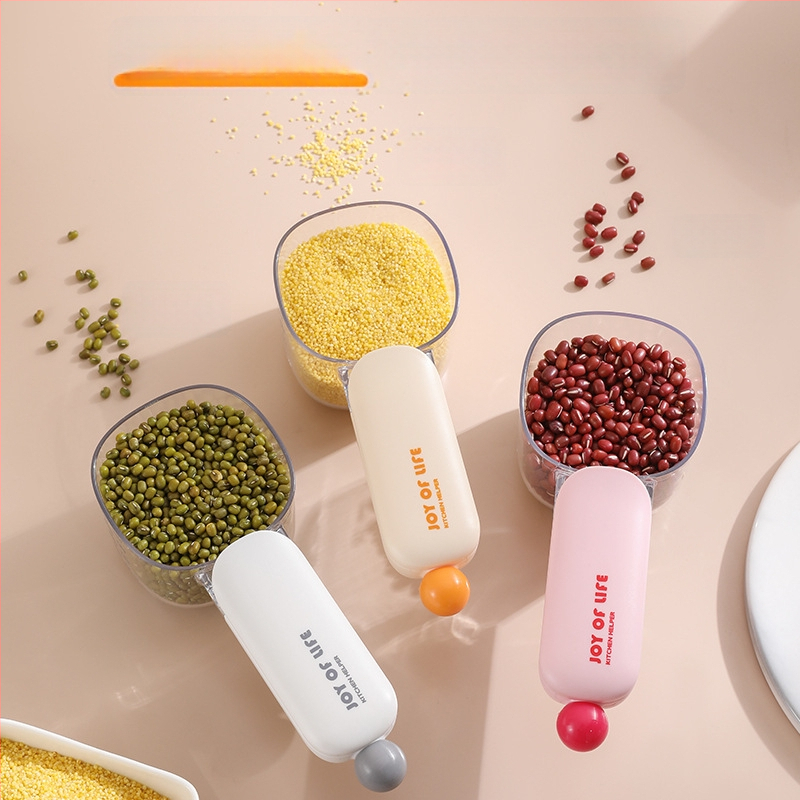 Nagy kapacitású rizsmérő kanál - ABS, PET, PP anyag - modern minimalista dizájn