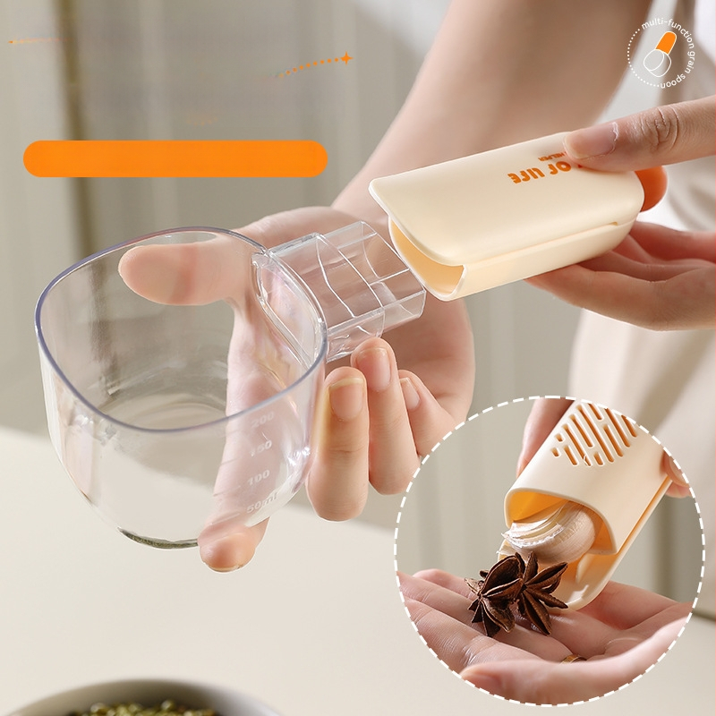 Nagy kapacitású rizsmérő kanál - ABS, PET, PP anyag - modern minimalista dizájn