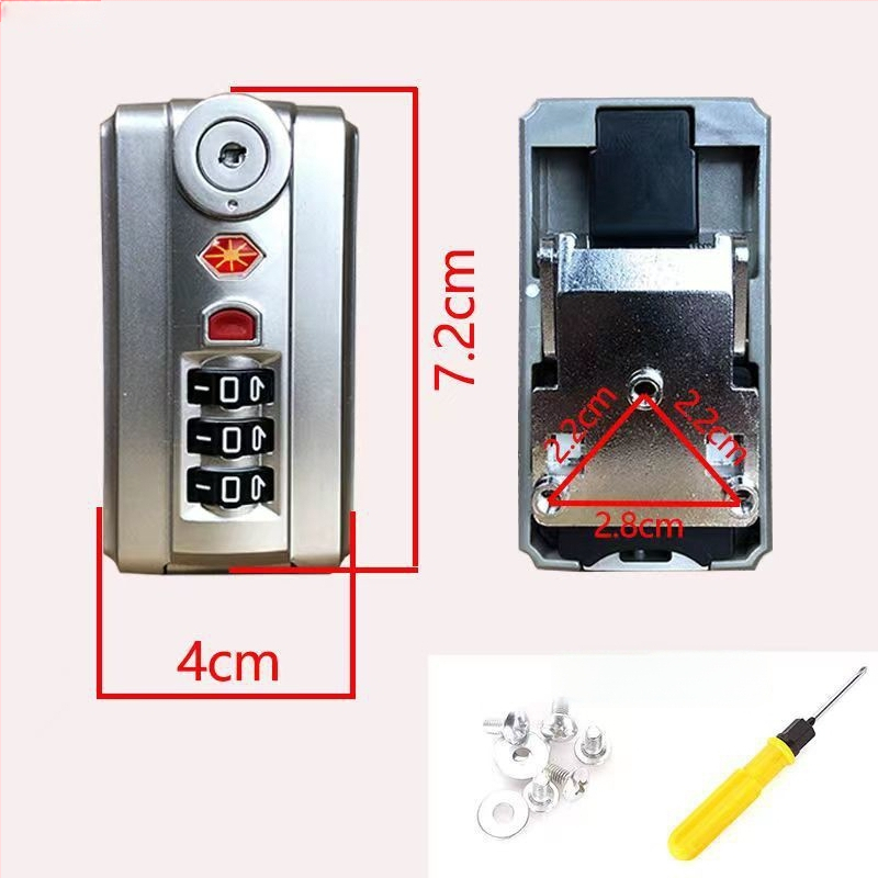 Slaptažodžio spyna bagažui su ABS rėmu — 2024 m. vasara, Prekės numeris 1001589097, Bagažo priedai