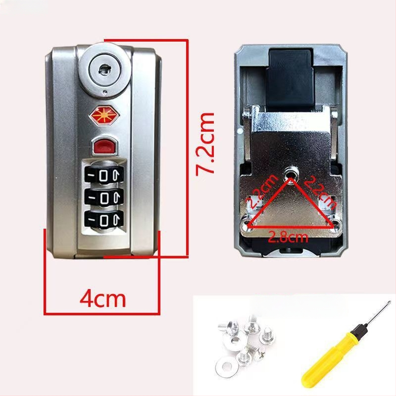 Slaptažodžio spyna bagažui su ABS rėmu — 2024 m. vasara, Prekės numeris 1001589097, Bagažo priedai