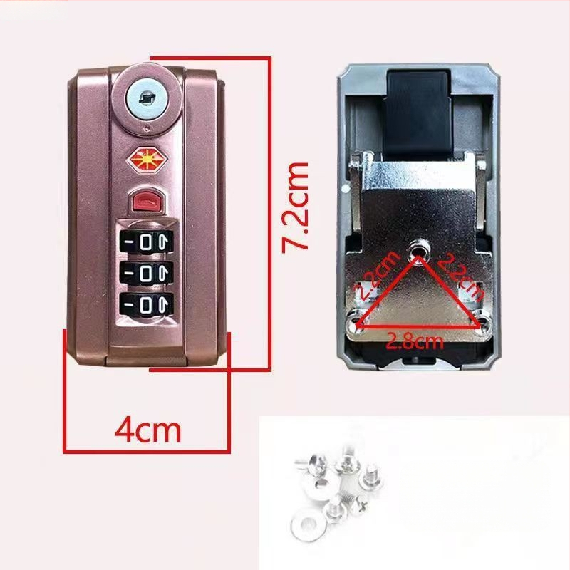 Slaptažodžio spyna bagažui su ABS rėmu — 2024 m. vasara, Prekės numeris 1001589097, Bagažo priedai