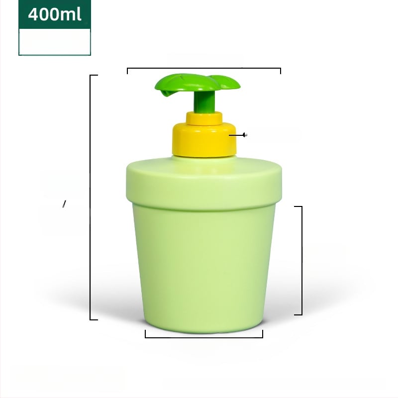 PE-ből készült dózisos üveg, blow molding technikával készült, Spruce beauty, flip-cap kupakkal