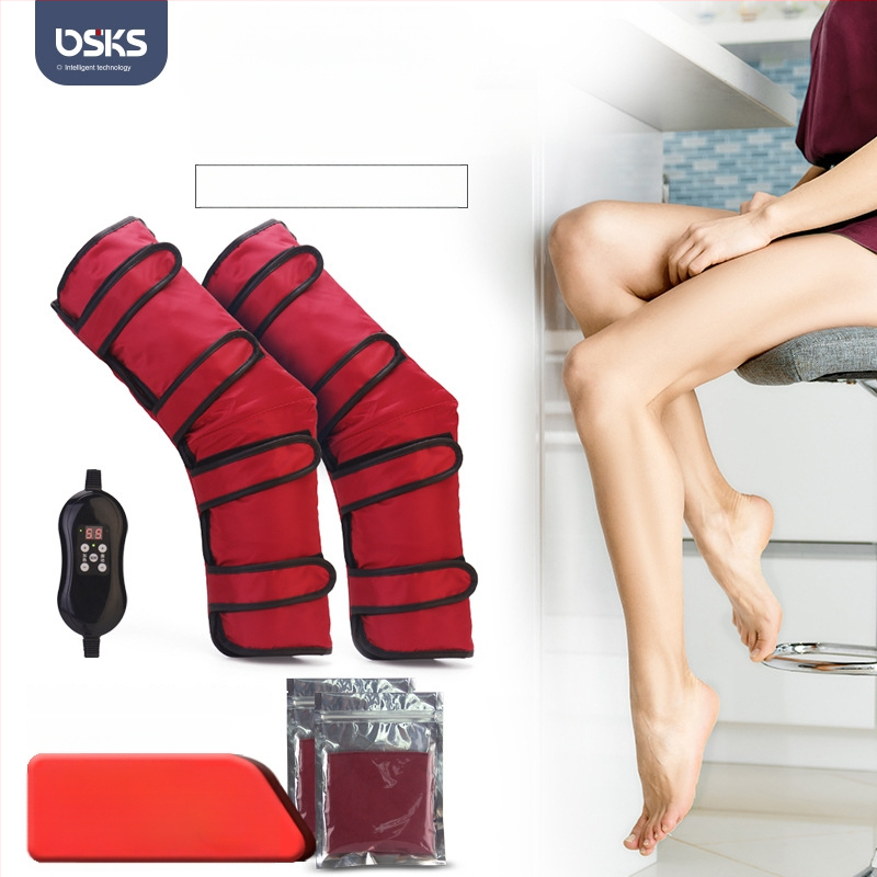 Kāju masāžas josta ar vibrāciju un karstās kompresijas funkciju, līdz 4 masāžas galvas, 4 ātrumi, AC barošana, datorveidīga vadība, mājas lietošanai