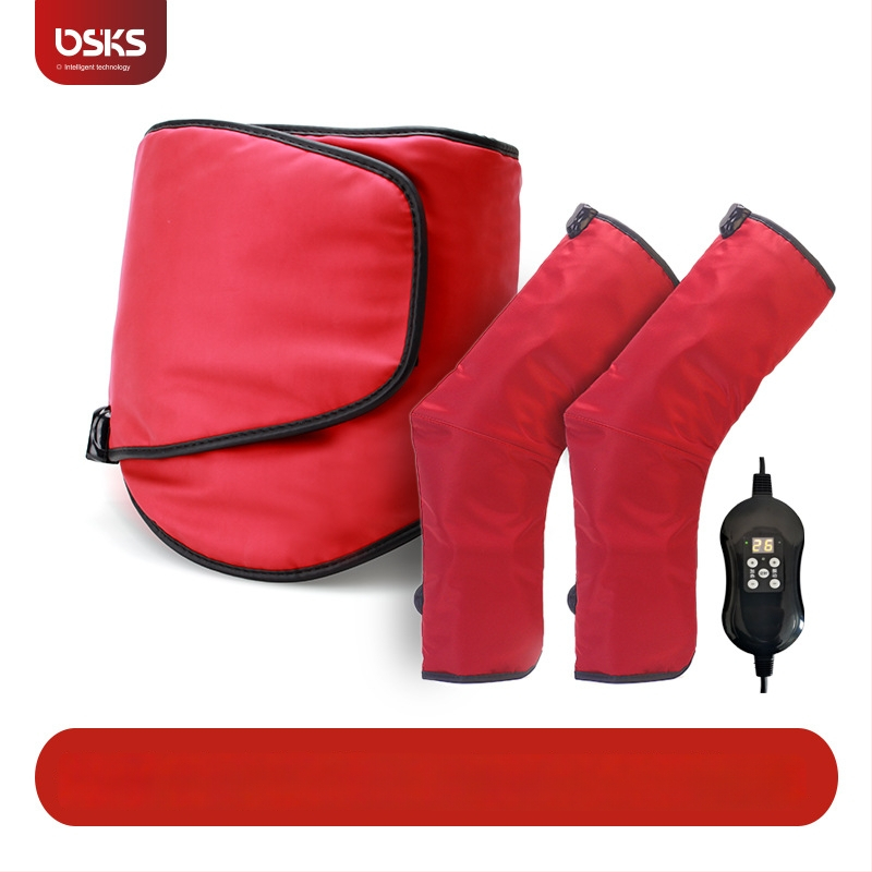 Kāju masāžas josta ar vibrāciju un karstās kompresijas funkciju, līdz 4 masāžas galvas, 4 ātrumi, AC barošana, datorveidīga vadība, mājas lietošanai