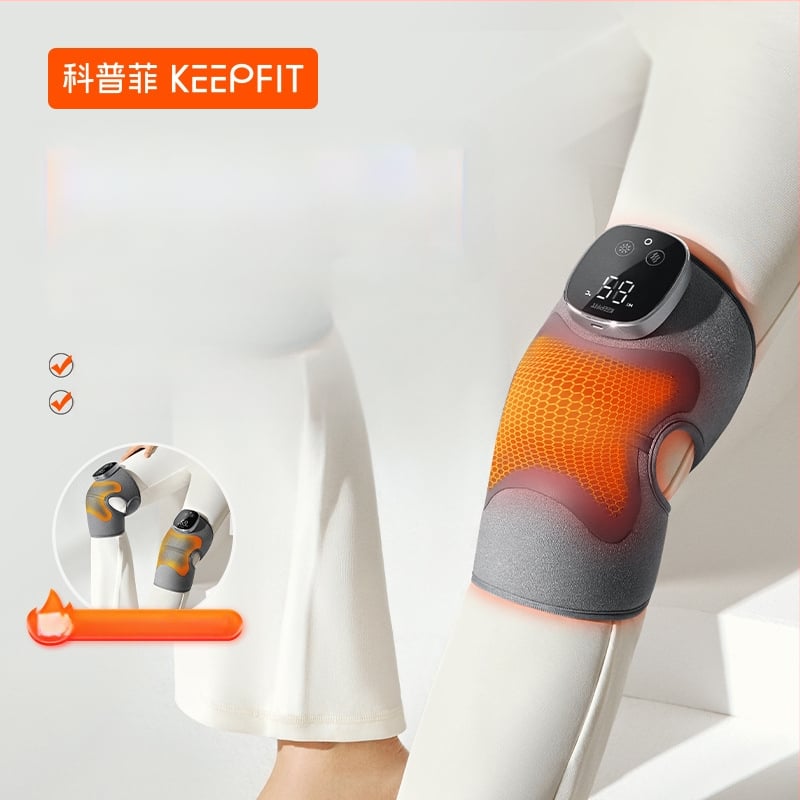 Kopefy KPF-Knee13 Ηλεκτρικός μασάζ γόνατος με θέρμανση – Πολυλειτουργικός θερμικός συμπιεστής με μασάζ 3 επιπέδων και θέρμανση 5 επιπέδων, κατάλληλο για ηλικιωμένους και ενήλικες μέσης ηλικίας