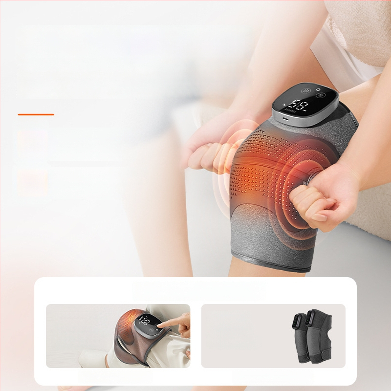 Kopefy KPF-Knee13 Ηλεκτρικός μασάζ γόνατος με θέρμανση – Πολυλειτουργικός θερμικός συμπιεστής με μασάζ 3 επιπέδων και θέρμανση 5 επιπέδων, κατάλληλο για ηλικιωμένους και ενήλικες μέσης ηλικίας