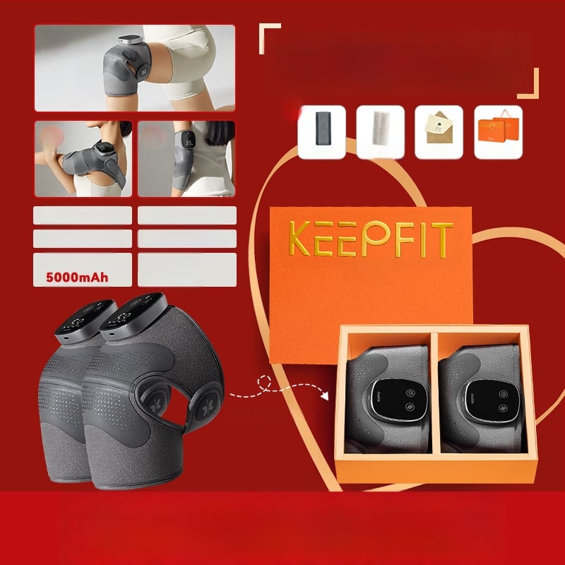 Kopefy KPF-Knee13 Ηλεκτρικός μασάζ γόνατος με θέρμανση – Πολυλειτουργικός θερμικός συμπιεστής με μασάζ 3 επιπέδων και θέρμανση 5 επιπέδων, κατάλληλο για ηλικιωμένους και ενήλικες μέσης ηλικίας