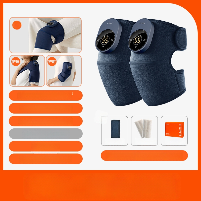 Kopefy KPF-Knee13 Ηλεκτρικός μασάζ γόνατος με θέρμανση – Πολυλειτουργικός θερμικός συμπιεστής με μασάζ 3 επιπέδων και θέρμανση 5 επιπέδων, κατάλληλο για ηλικιωμένους και ενήλικες μέσης ηλικίας