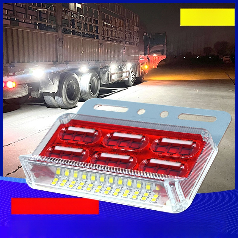 Sunkvežimio šoninė šviesa, plačiu kampu, 24V, atspari vandeniui, 16W, ABS plastikas, tarnavimo laikas 50 000 h