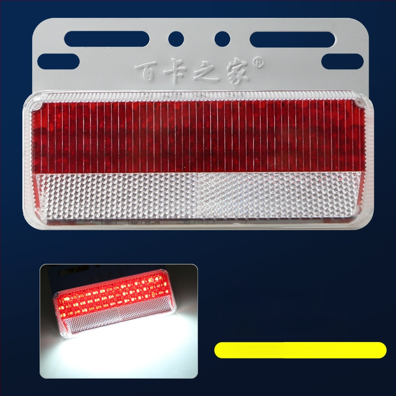 Sunkvežimio šoninis žibintas su anti-glare funkcija, išplėstas plataus kampo LED, 24V, atsparus vandeniui