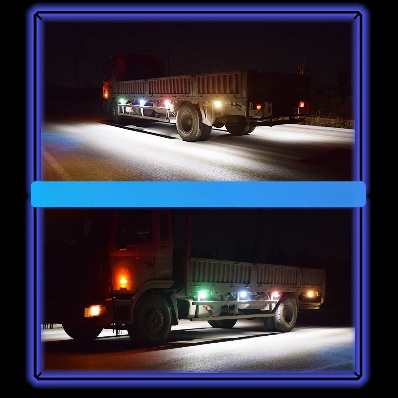 LED šoninė šviesa dideliam sunkvežimiui, 24V, atspari vandeniui, itin ryški, puspriekabės šoninis/posūkio indikatorius