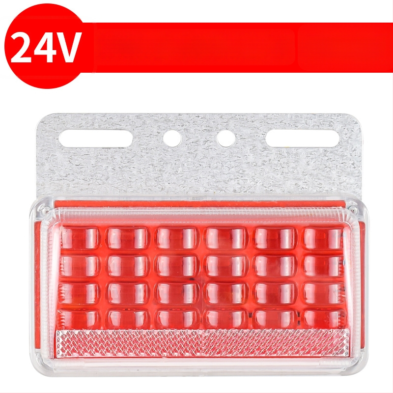 LED šoninė šviesa dideliam sunkvežimiui, 24V, atspari vandeniui, itin ryški, puspriekabės šoninis/posūkio indikatorius