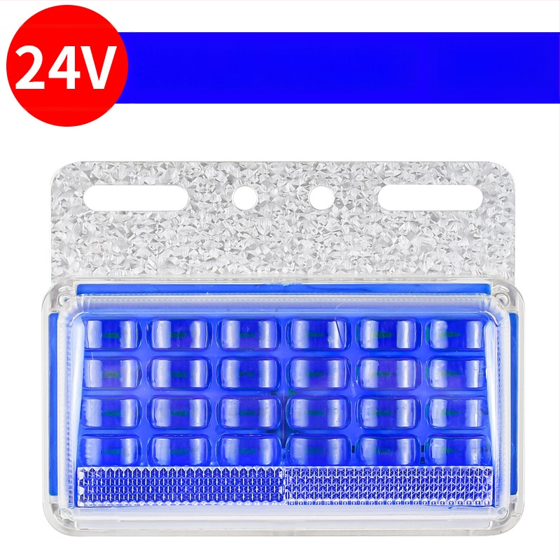 LED šoninė šviesa dideliam sunkvežimiui, 24V, atspari vandeniui, itin ryški, puspriekabės šoninis/posūkio indikatorius