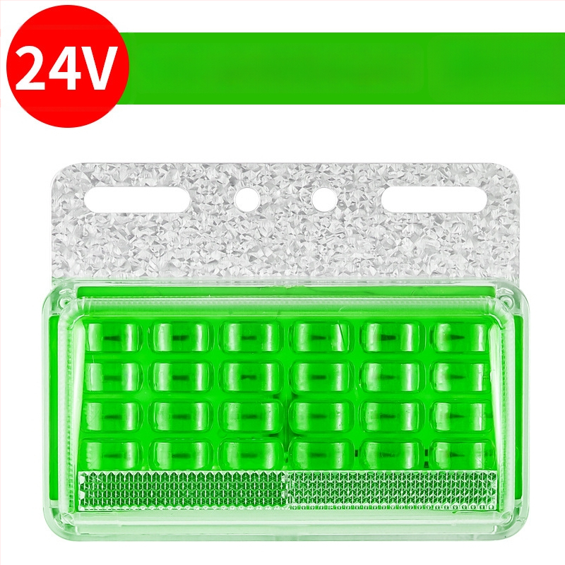 LED šoninė šviesa dideliam sunkvežimiui, 24V, atspari vandeniui, itin ryški, puspriekabės šoninis/posūkio indikatorius
