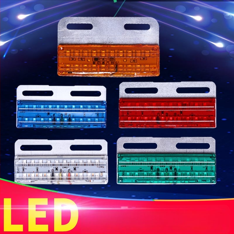 Krovininio automobilio šoninė LED lemputė – itin plona, suderinama su furgonais