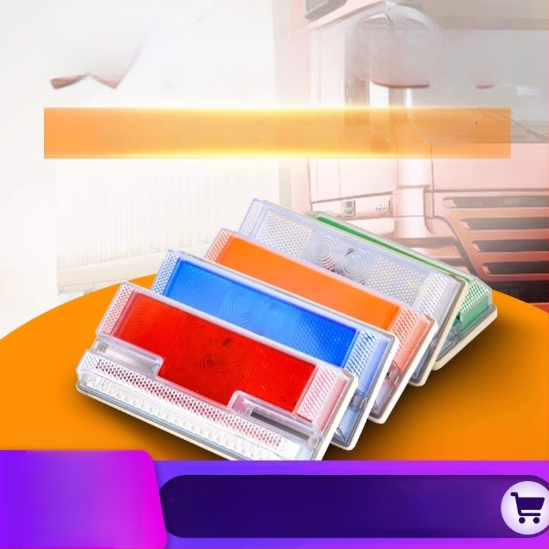 LED šoninė šviesa dideliems sunkvežimiams – 24V, atsparus vandeniui, LED šviesos šaltinis, daugiafunkcinė, tinkama sunkvežimiams ir puspriekabėms