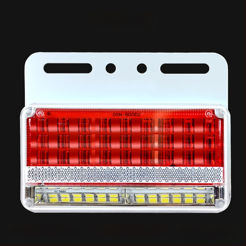 LED šoninė šviesa sunkvežimiams, 24V, IP67 atspari vandeniui, tarnavimo laikas 50000 val., modelis: Double row floor edge light