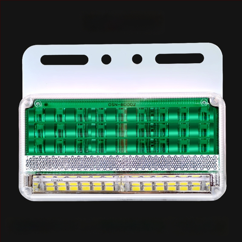 LED šoninė šviesa sunkvežimiams, 24V, IP67 atspari vandeniui, tarnavimo laikas 50000 val., modelis: Double row floor edge light