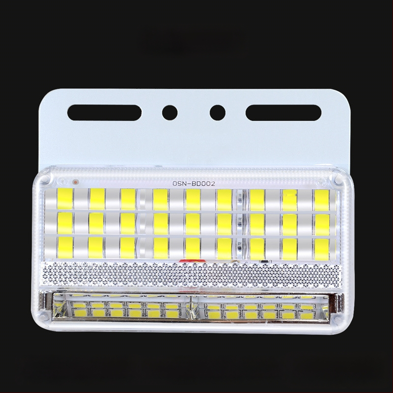 LED šoninė šviesa sunkvežimiams, 24V, IP67 atspari vandeniui, tarnavimo laikas 50000 val., modelis: Double row floor edge light